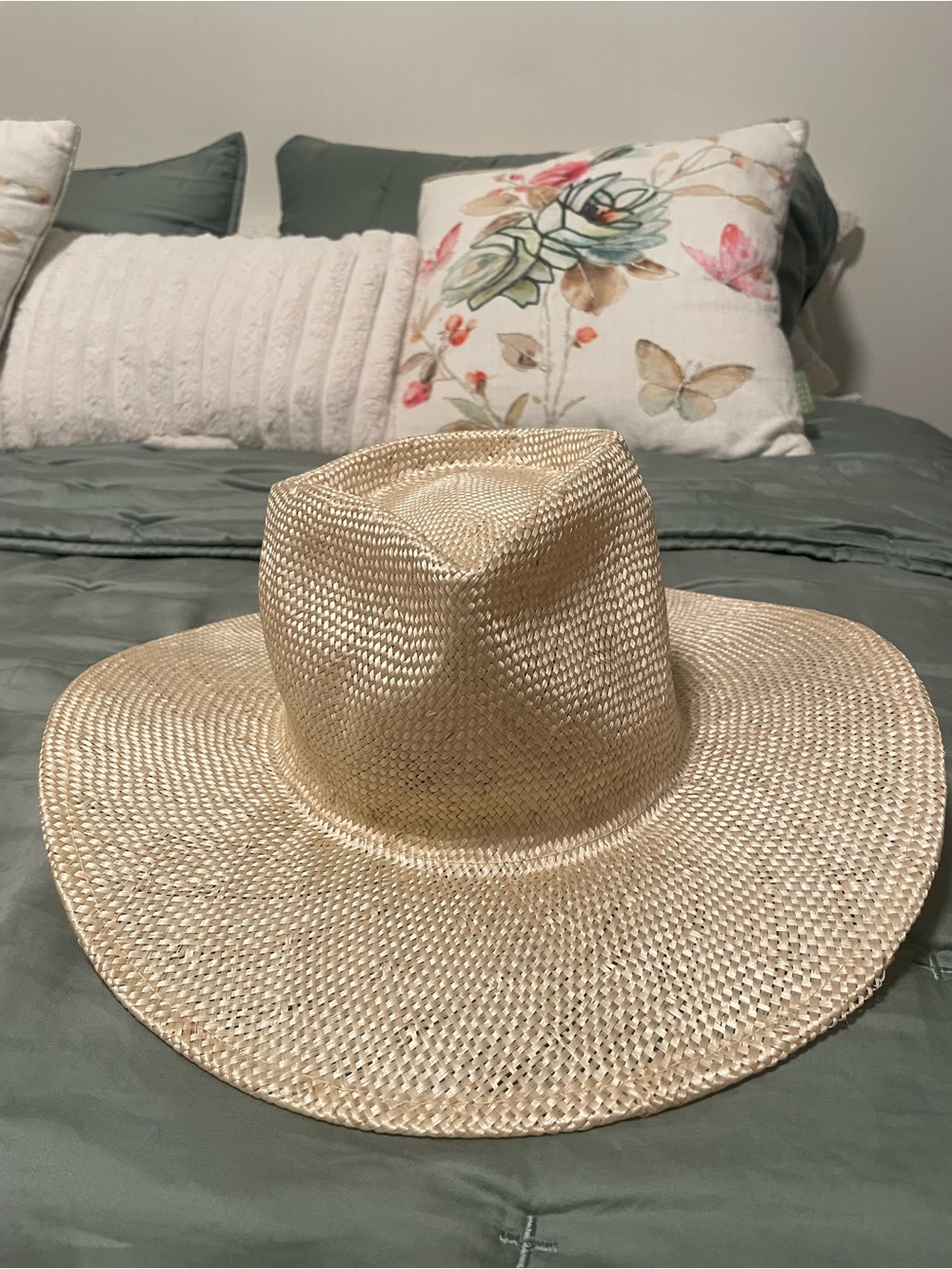 Lack Of Color Natural Straw Fedora Hat